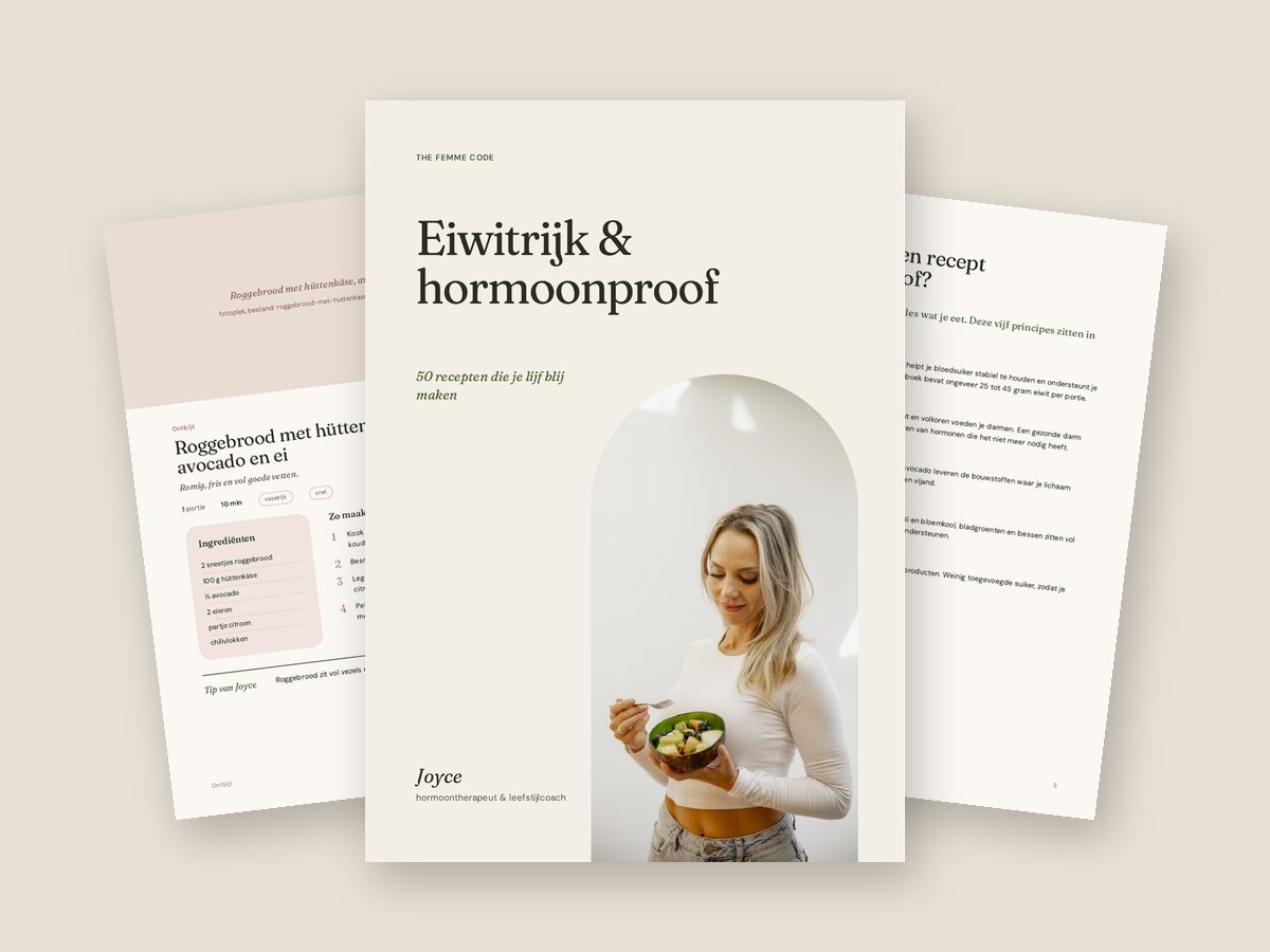 Het receptenboek Eiwitrijk en hormoonproof